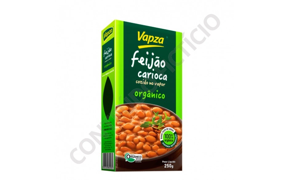 Feijão Carioca Orgânico Vapza 250g