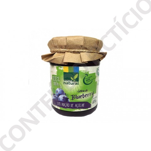 Geleia Orgânica de Blueberry Sem Açúcar Coopernatural - 180g